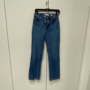 REDONE Dark Wash Blue Jeans